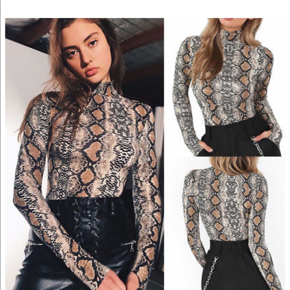 Women's Snakeskin Bodysuit